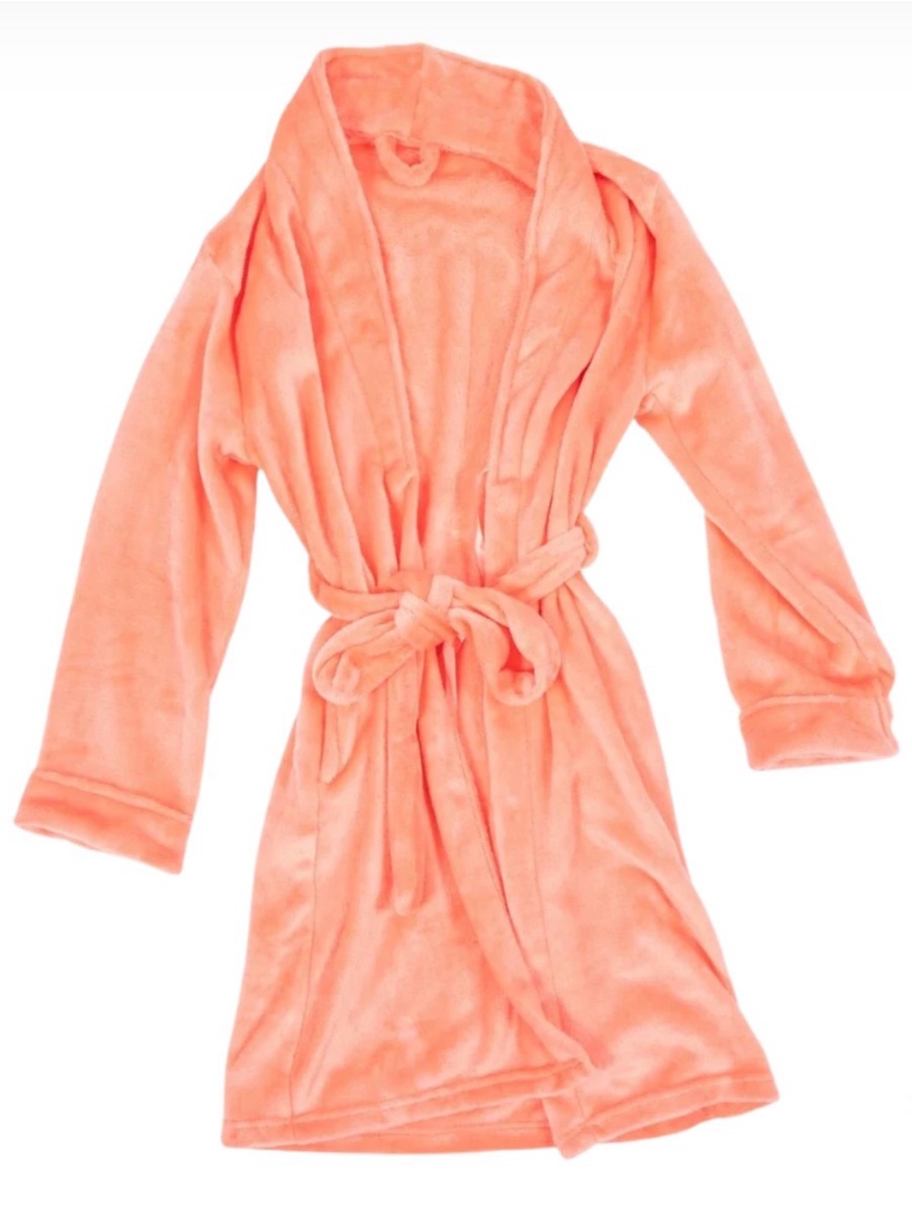 Salt Sisters - Plush Bath Robe in Coral Pink